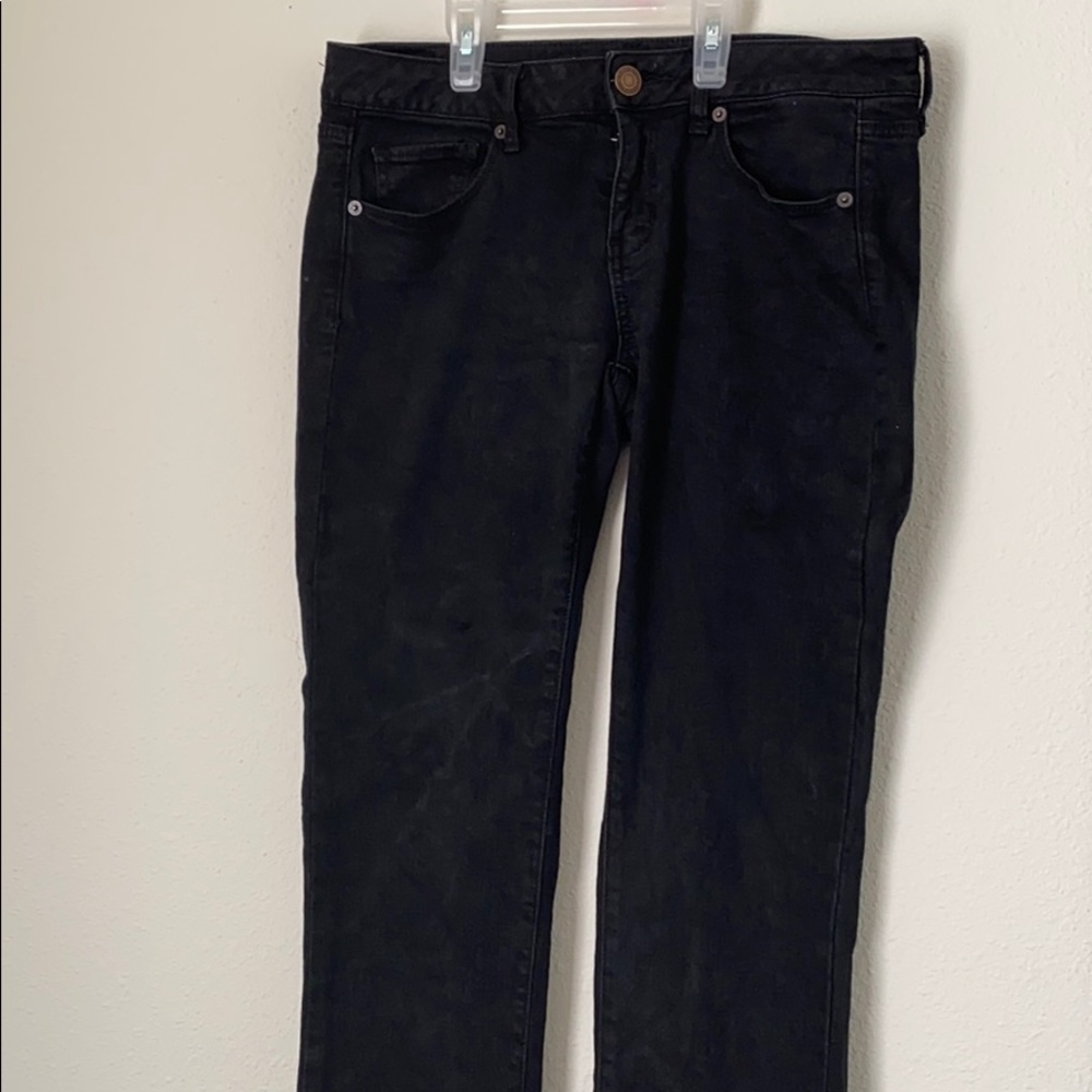 AMERICAN EAGLE black skinny jeans size 10 woman’s